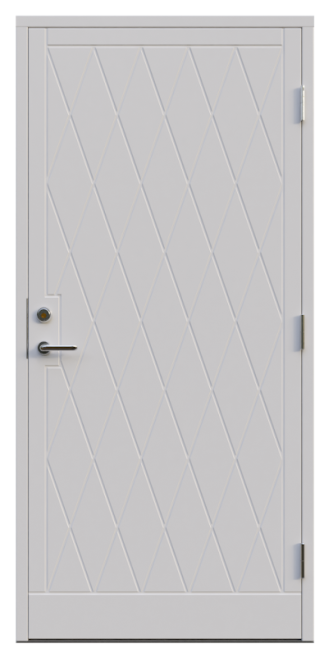 Ytterdörr Leksandsdörren Ljusbodarna Tät Vit