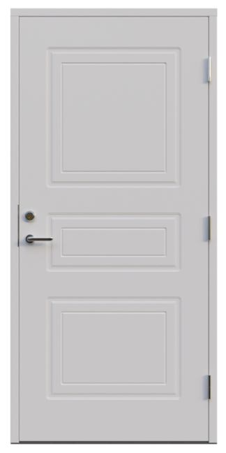 Ytterdörr Leksandsdörren Rosen Tät Vit