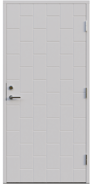 Ytterdörr Leksandsdörren Rutebo Tät Vit