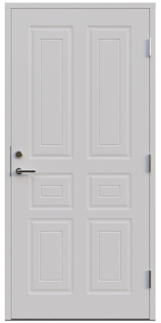 Ytterdörr Leksandsdörren Åsleden Tät Vit