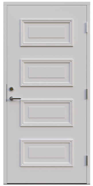 Ytterdörr Leksandsdörren Övermo Tät Vit