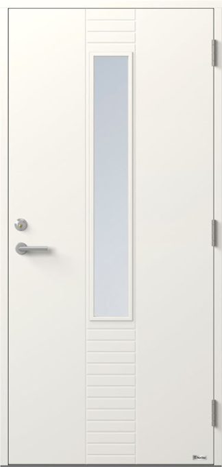 Ytterdörr BOR Phoenix 310G Klarglas Vit