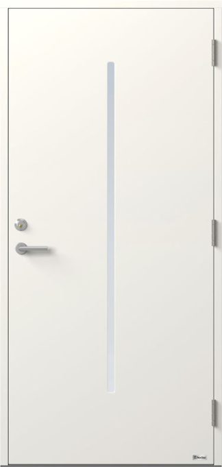 Ytterdörr Bor Ceres 858g Klarglas Vit