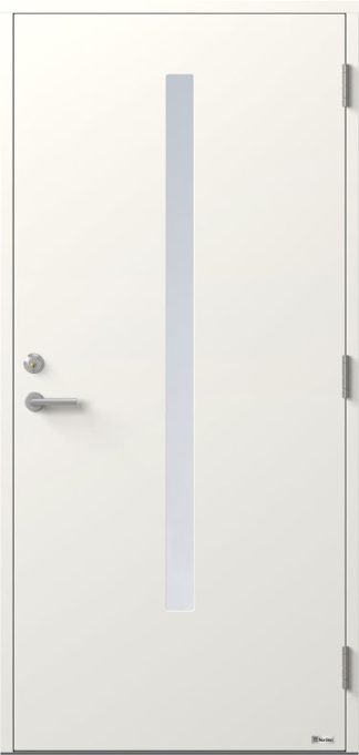 Ytterdörr BOR Sirius 863G Klarglas Vit