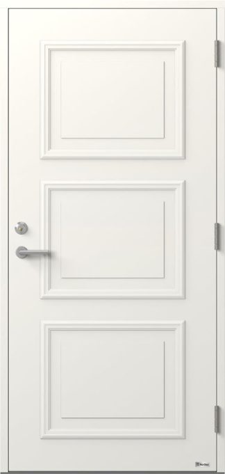 Ytterdörr BOR Solen 833 Tät Vit