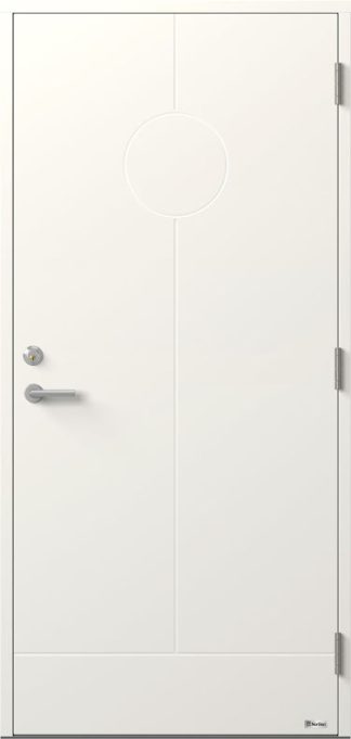 Ytterdörr Bor Björnen 848 Tät Vit