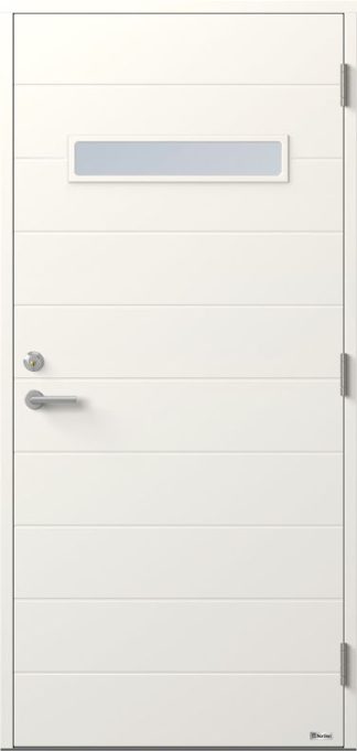 Ytterdörr Bor Örnen 899g Klarglas Vit