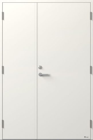 Halvparytterdörr Bor Lejonet Tät Vit