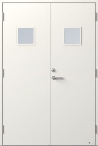 Parytterdörr Bor Kuben 819pg Klarglas Vit