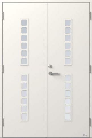 Parytterdörr Bor Rutan 831pg2 Klarglas Vit