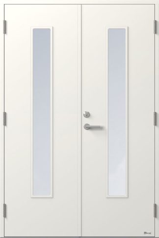 Parytterdörr Bor Linjalen 838pg Klarglas Vit