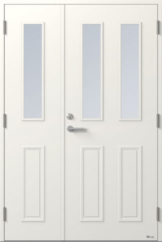 Parytterdörr Bor St.andrews 869pg2+1 Klarglas Vit