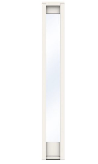 Sidoljus Swedoor SL-1 Klarglas Vit