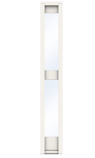 Sidoljus Swedoor SL-2 Klarglas Vit