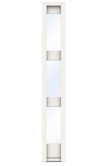 Sidoljus Swedoor SL-3 Klarglas Vit