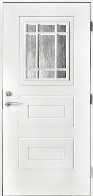 Ytterdörr Br. Johansson SY111 Cotswoldglas Vit