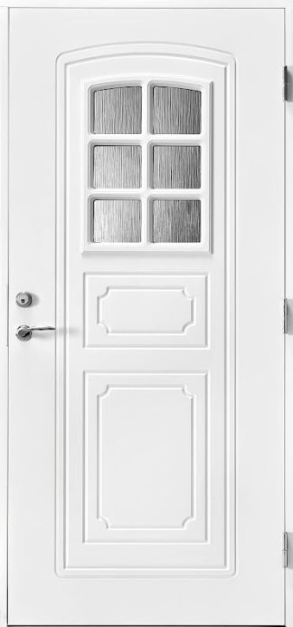 Ytterdörr Br. Johansson SY113 Cotswoldglas Vit