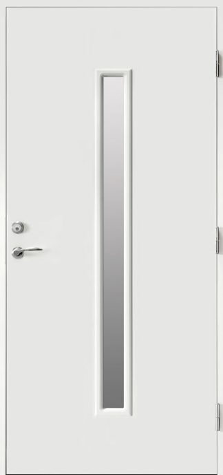 Ytterdörr Br. Johansson SY107 klarglas vit