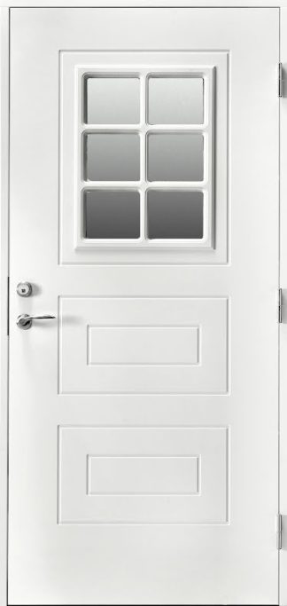 Ytterdörr Br. Johansson SY103 Klarglas Vit