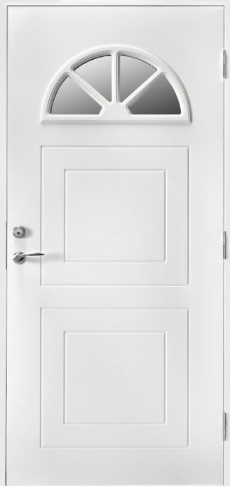 Ytterdörr Br. Johansson SY104 Klarglas Vit