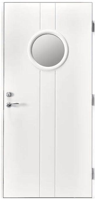 Ytterdörr Br. Johansson SY120 Klarglas Vit