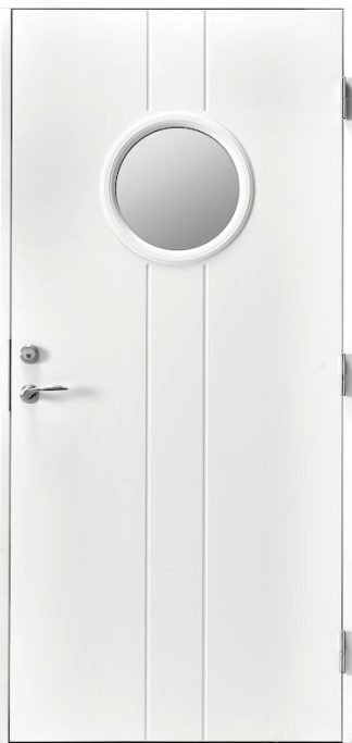 Ytterdörr Br. Johansson SY106 klarglas vit