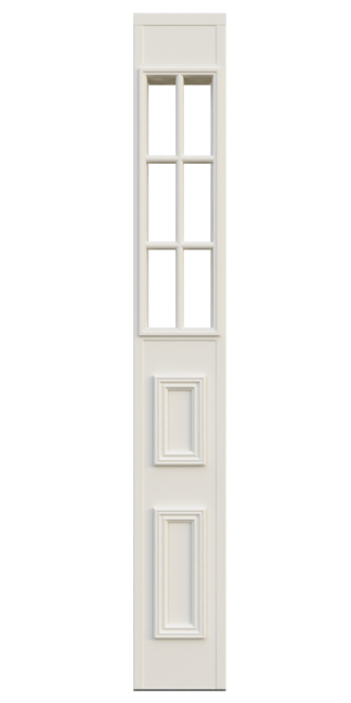 Sidoljus Leksandsdörren Granberg Klarglas Vit