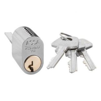 Cylinder D1307 Med 3st Nycklar Mattkrom