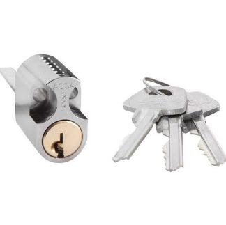 Cylinder D1309 Med 3st Nycklar Mattkrom