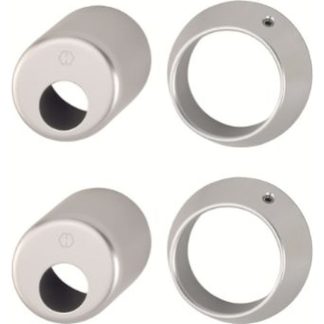 Behörsats Dubbel Rundcylinder Hoppe Alu F1