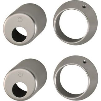 Behörsats Dubbel Rundcylinder Hoppe Alu F9