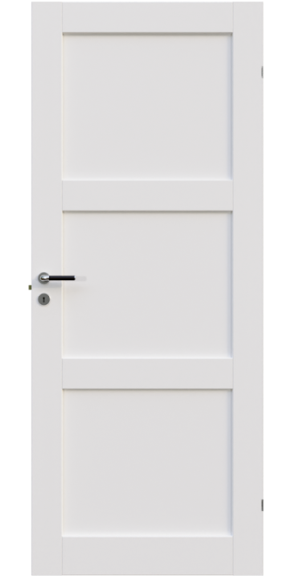 Innerdörr Leksandsdörren Siljan 3 Vit Tät