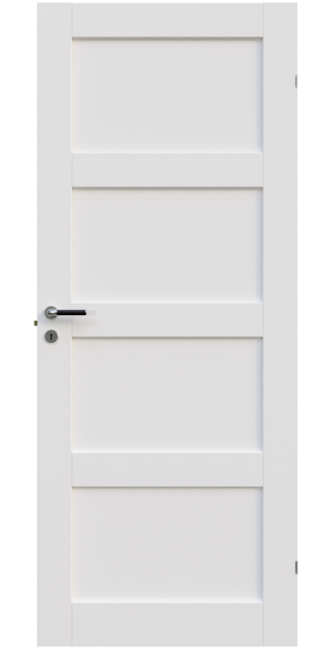 Innerdörr Leksandsdörren Siljan 4 Vit Tät