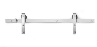 Habo Skjutdörrsbeslag Retro Rostfri Frontmonterad