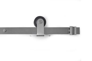 Habo Skjutdörrsbeslag Retro Rostfri Toppmonterad