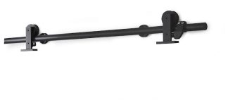 Habo Skjutdörrsbeslag Style Svart Toppmonterad