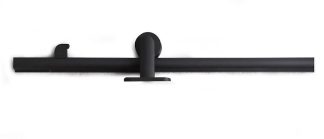 Habo Skjutdörrsbeslag Compact Svart Toppmonterad