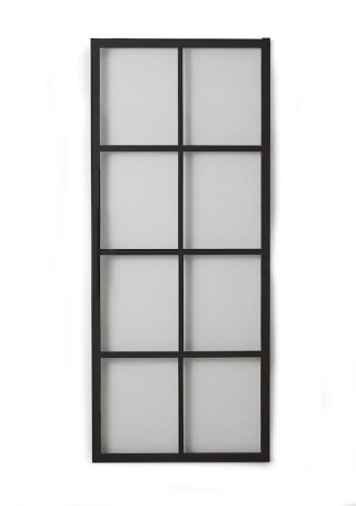 Habo Dörr Cube Svart/klarglas 1000 Mm