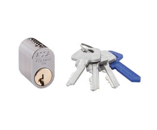 Cylinder 1201 3st Nycklar Mattkrom