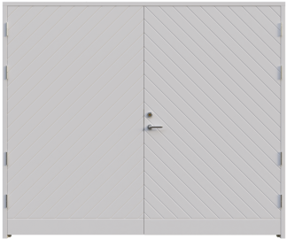 Garagedörr Leksandsdörren Djura Tät