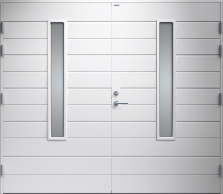 Garageport Diplomat Clara Klarglas Vit