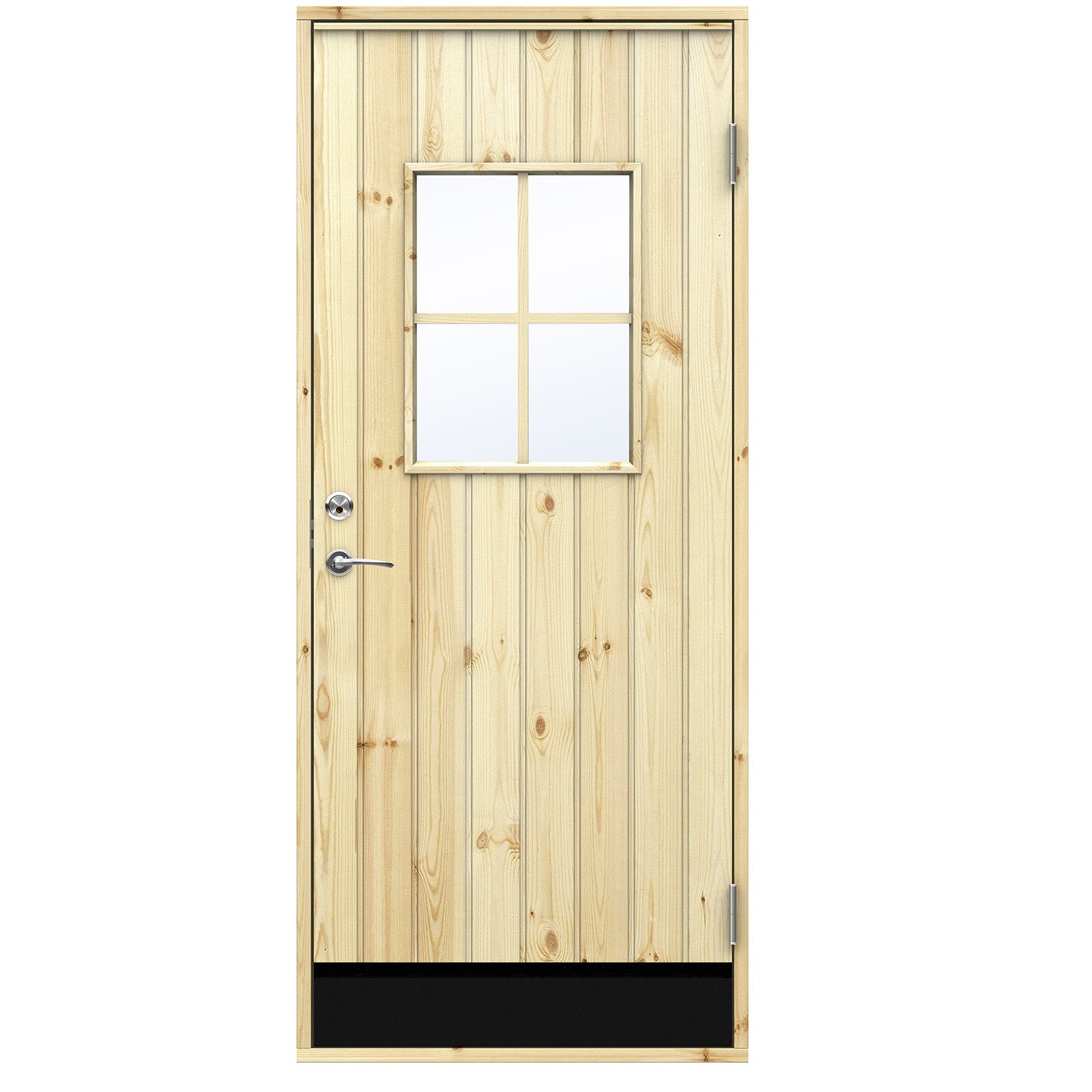Swedoor Kallförrådsdörr I30G Klarglas Obehandlad (BG Special)