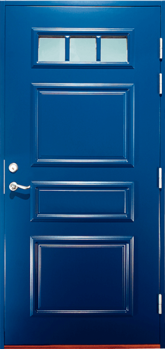 Ytterdörr Lurs Sigtuna Thela-glas Vit