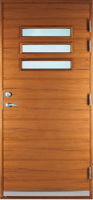 Ytterdörr Lurs Malmön Klarglas Teak