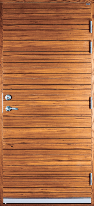 Ytterdörr Lurs Tyresö Tät Teak