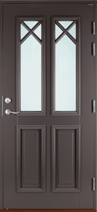 Ytterdörr Lurs Roslagen Thela-glas Vit