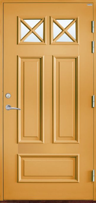 Ytterdörr Lurs Wallentin Thela-glas Vit