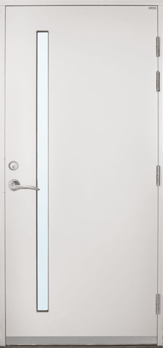 Ytterdörr Lurs Halmstad Klarglas Vit