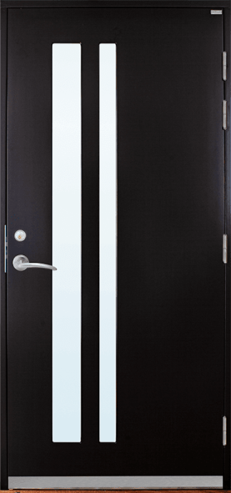 Ytterdörr Lurs Hummelsta Klarglas Vit