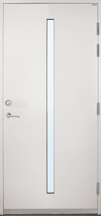 Ytterdörr Lurs Laholm Klarglas Vit